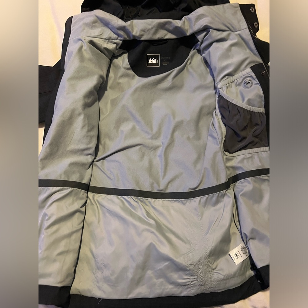 Rei E1 Elements Rain Coat Jacket - image 4